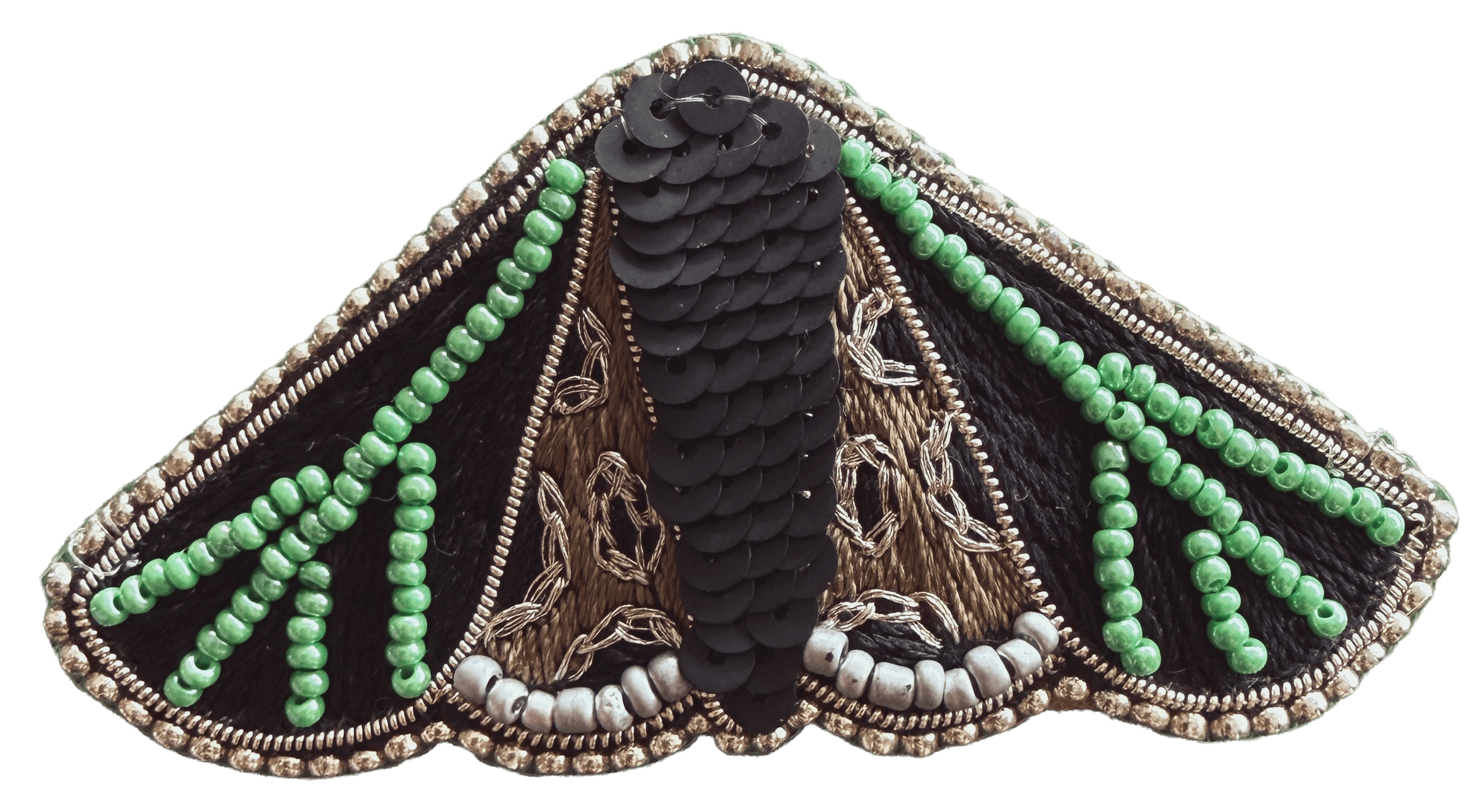 Prendedor Polilla Negra